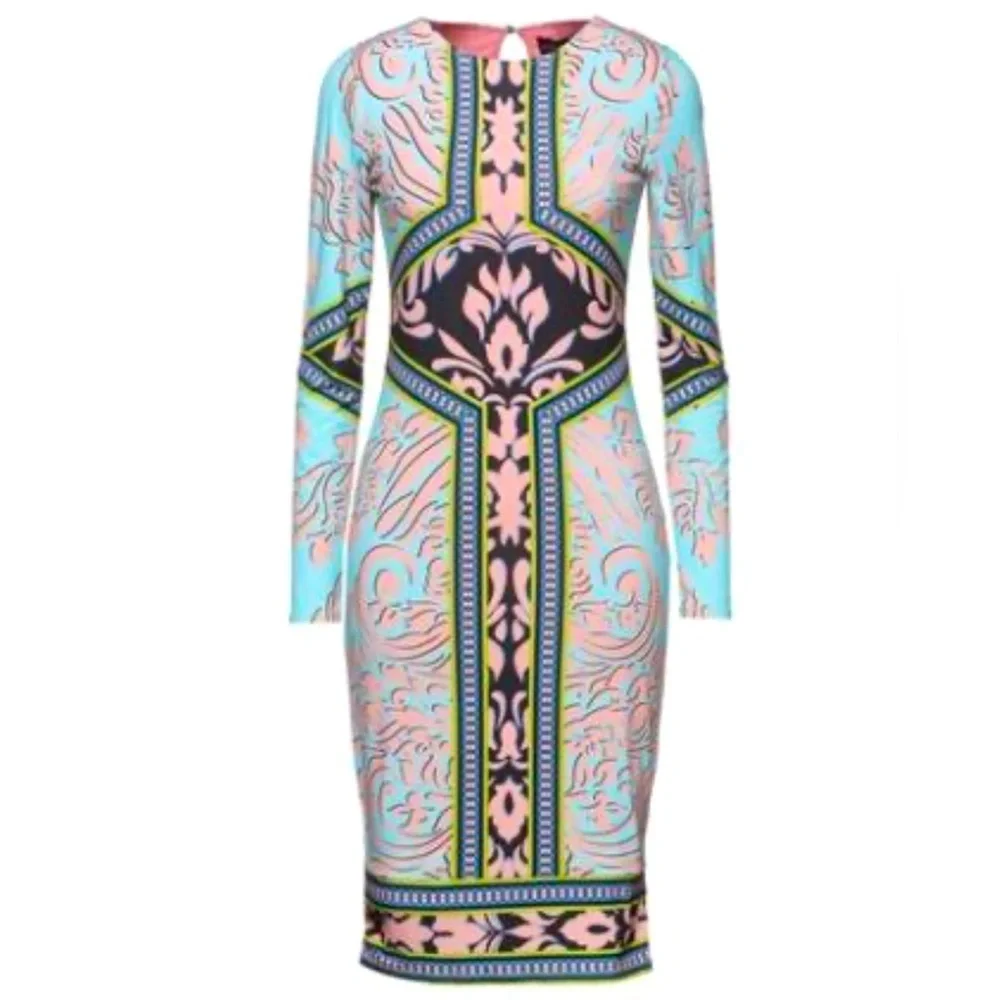 NWOT Hale Bob Oksana Microfiber Jersey Dress XS - Picture 1 of 11